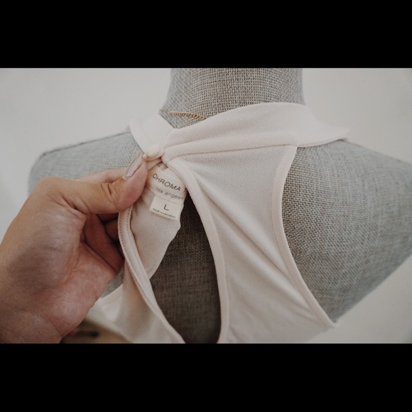 Chic Baby Pink Ruffled Tank Top - Picture 8 of 8